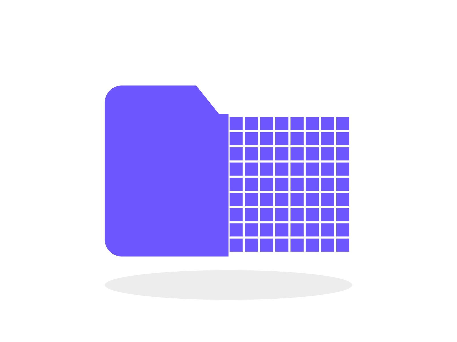Pantalla vacía: proyectos